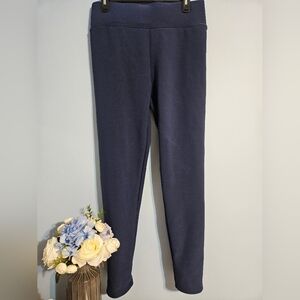Navy Thick & Warm Lined Leggings